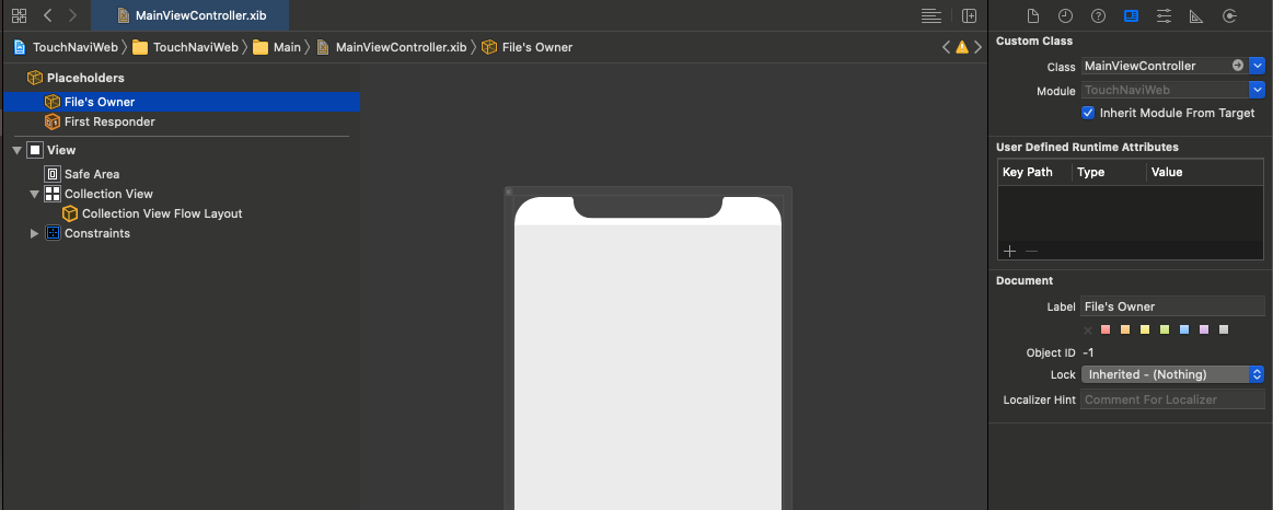 UIView xib file's owner is the swift file name